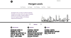 Desktop Screenshot of morganlewis.com
